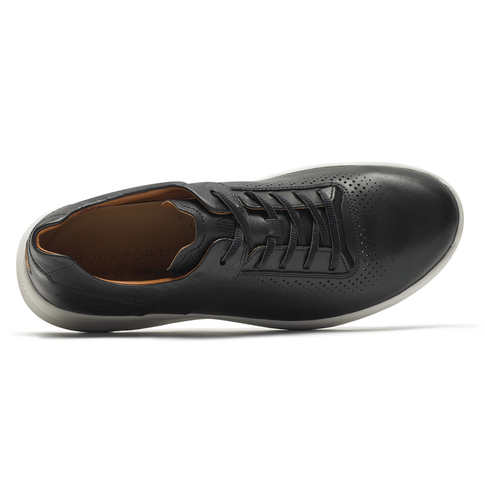 Rockport Mens PulseTech Plain Toe - Sneakers Black - VXY398071